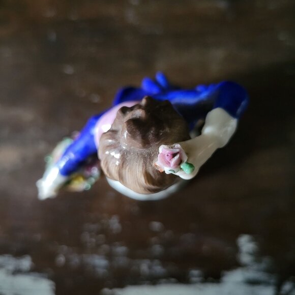 Antique German Porcelain "The Four Seasons" Spring Figurine Chelsea Anchor *Read - Picture 7 of 10